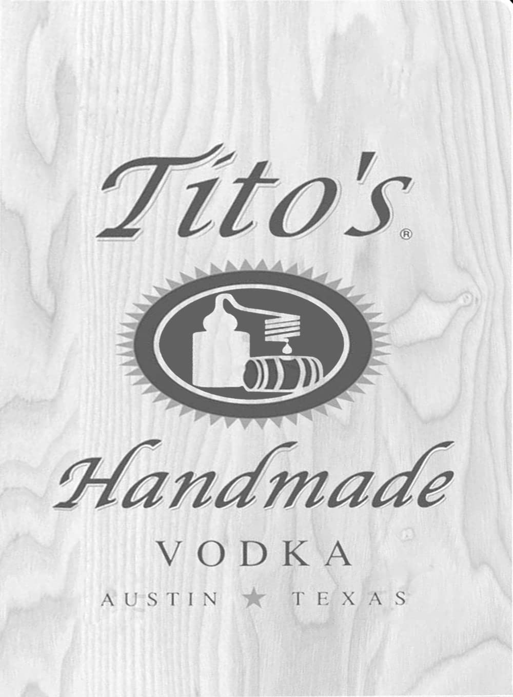 Wine Beer Restaurant - 8 X 12 インチのメタルサイン - Tito’s