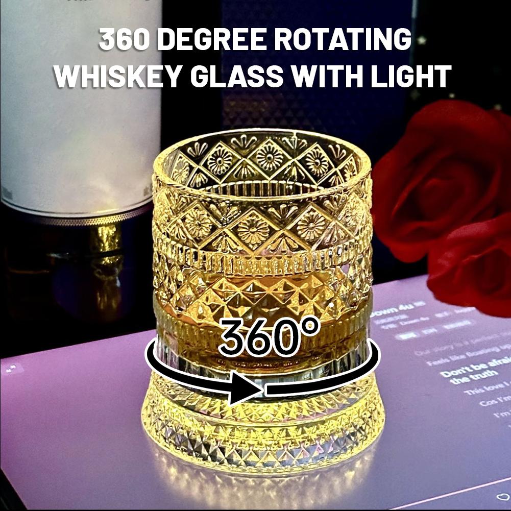 Wine Beer Drink - 回転式ウイスキーグラス クリエイティブクリスタルビールカップ ストレス解消 リキュールモールド ストレートドリンク ワインタンブラー