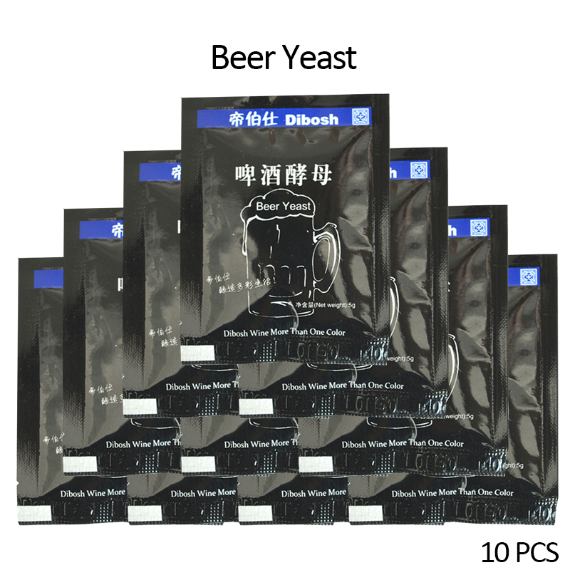 Wine Beer Yeast - 10 個のアルミ袋 5g 自家製酵母包装用 - ワインビール発酵栄養密封パック