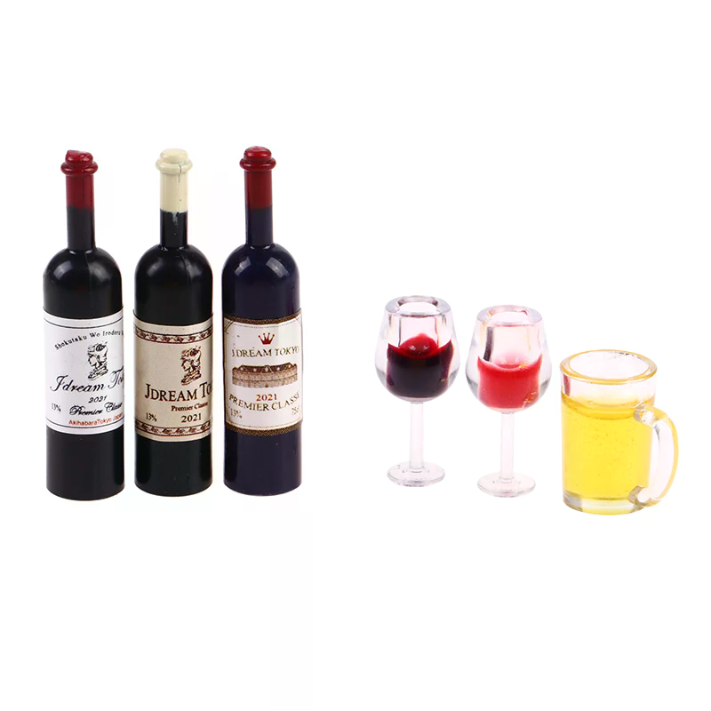 5 個 1:12 ドールハウスミニチュアワインカップビールマ - Wine Beer Europe のレビューと価格
