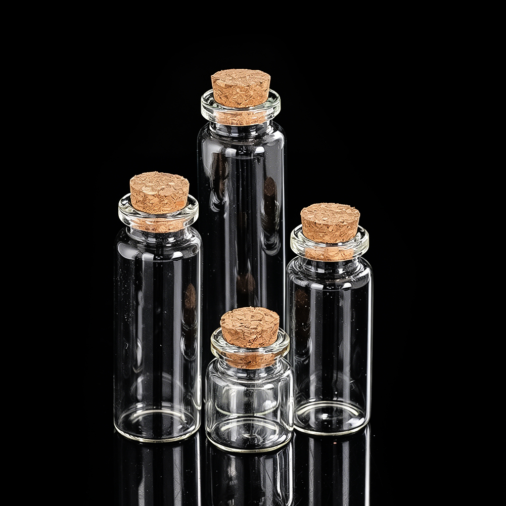 ガラスコルク栓付きボトルセット メッセージインアボトル スパ - Bottle Stopper Set のレビューと価格