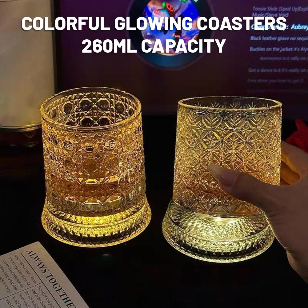 回転式ウイスキーグラス クリエイティブクリスタルビールカップ - Wine Beer Drink のレビューと価格
