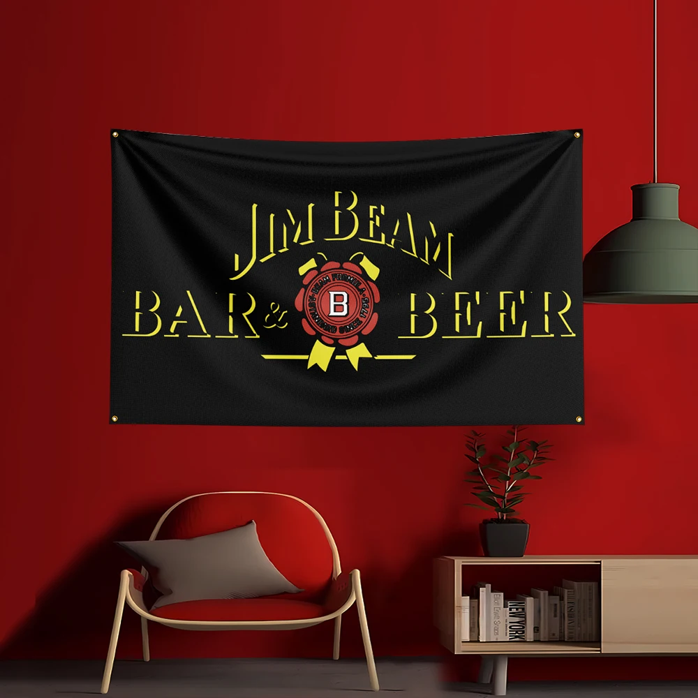 90X150CM ウイスキー-J-jim ビームス旗 ポリエ - Wine Beer Rum のレビューと価格