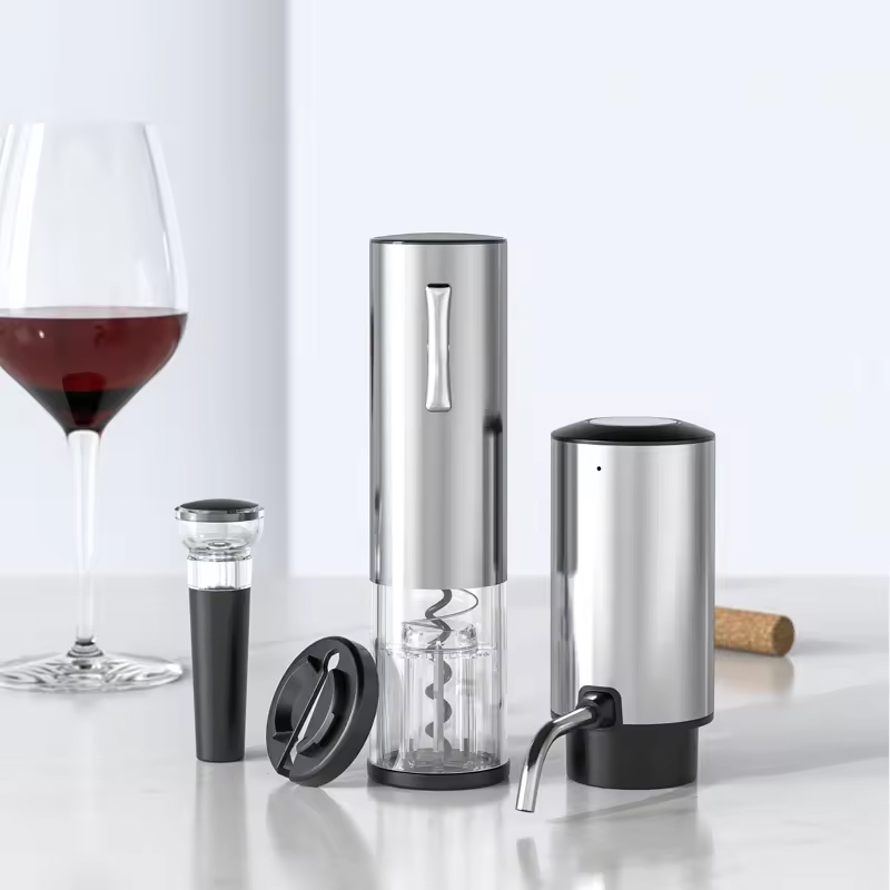 2024 新デザイン 4-in-1 リチウム充電式電気ボトル - Bottle Stopper Set のレビューと価格