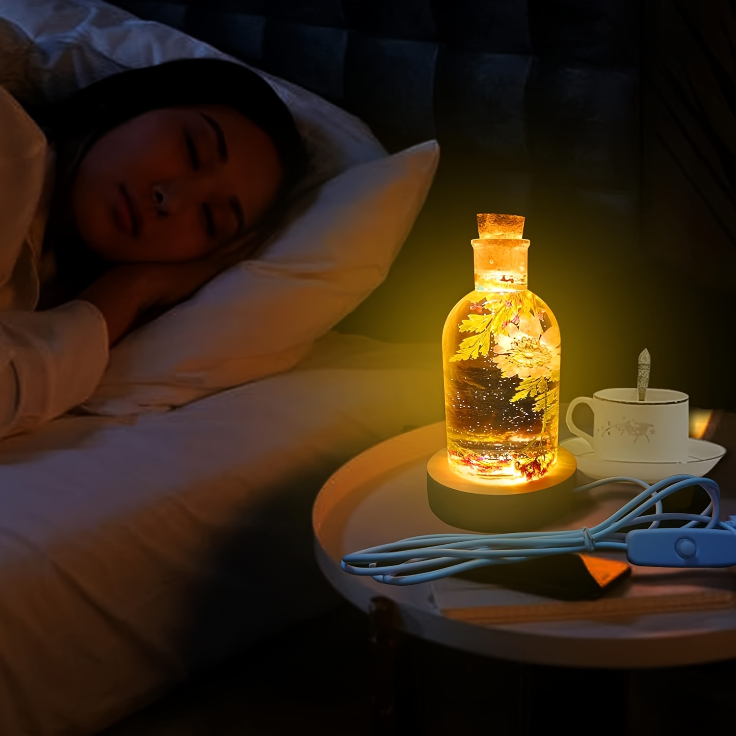 ドリフトボトルライト樹脂型セット、LEDランプシェードシリコ - Bottle Stopper Set のレビューと価格