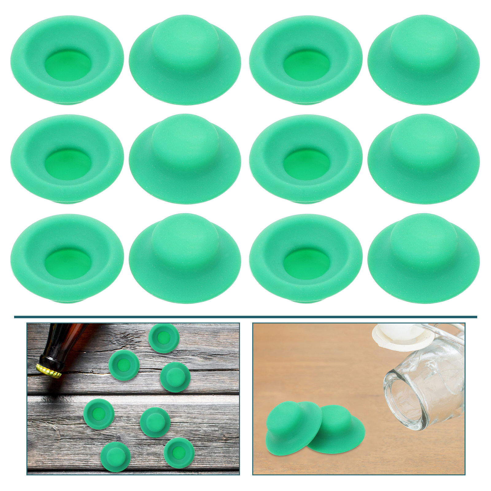 20個入り交換用シリコンガスケット スイングトップボトル用  - Bottle Stopper Set のレビューと価格