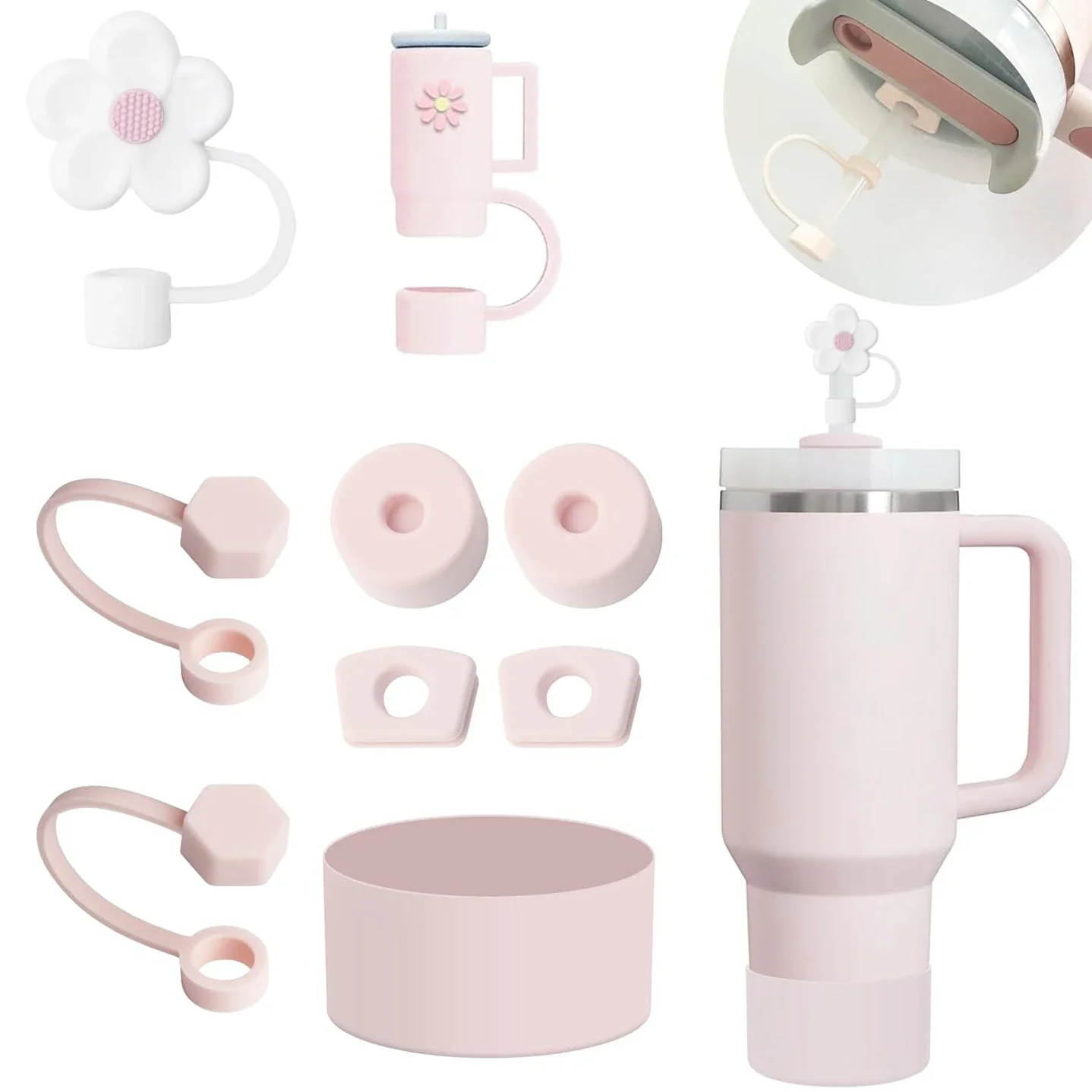 カップ用こぼれ防止ストッパー9個セット こぼれ防止ストッパー - Bottle Stopper Set のレビューと価格