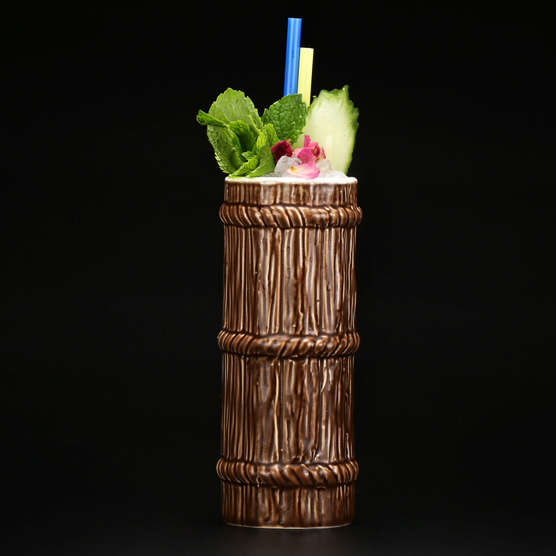 410ml セラミックティキマグ クリエイティブな磁器製ビー - Wine Beer Europe のレビューと価格