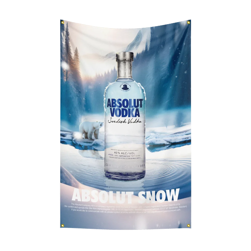 3 × 5 フィート A-Absolut ウォッカ旗ポリエス - Wine Beer Rum のレビューと価格