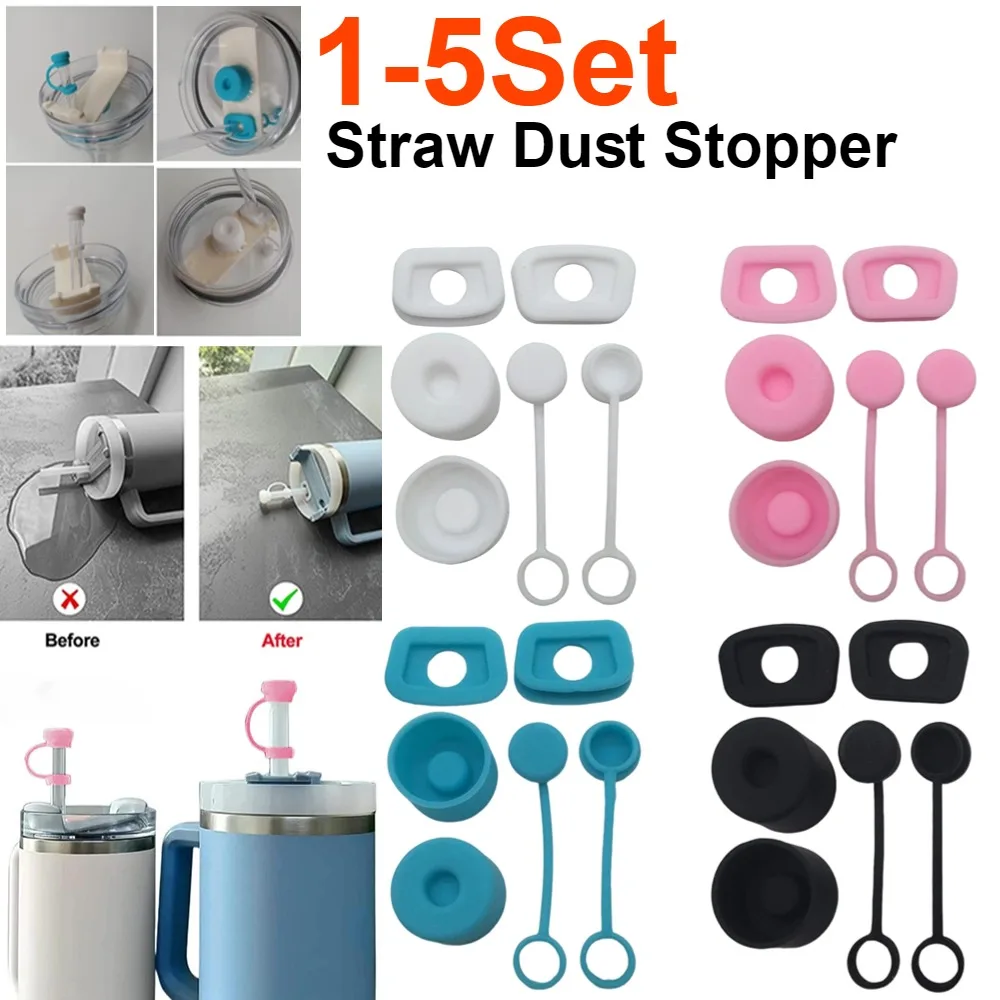 アイアンリーカップ、タンブラーアクセサリー、ストローキャップ - Bottle Stopper Set のレビューと価格