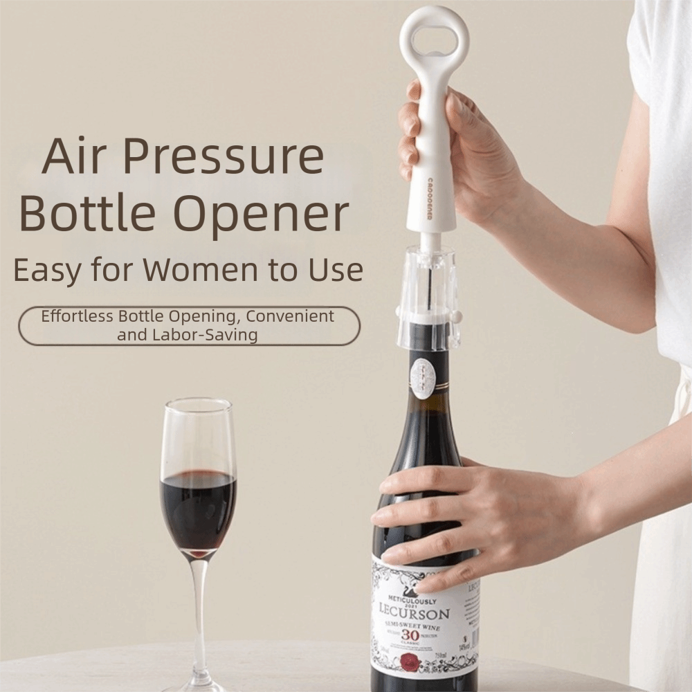 2 in 1空気圧式ワインオープナー、フォイルカッター付き、 - Wine Beer Restaurant のレビューと価格